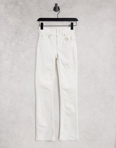Белые джинсы клеш с завышенной талией Free People Shayla-Белый