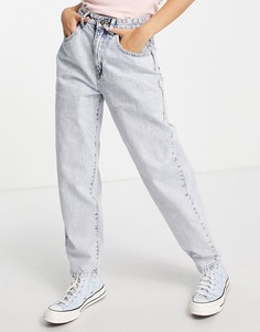 Свободные выбеленные джинсы в винтажном стиле Cotton:On-Голубой
