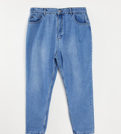 Выбеленные синие джинсы в винтажном стиле I Saw It First Plus-Голубой