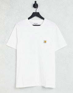 Белая футболка с карманом Carhartt WIP-Белый