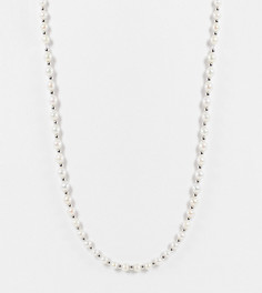 Серебряное ожерелье с жемчужным бисером Serge DeNimes-Серебряный