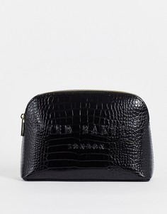 Черный клатч Ted Baker Crocala-Черный цвет