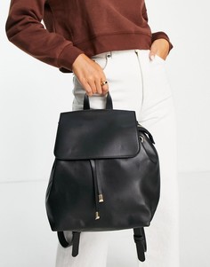 Черный рюкзак с откидным верхом Truffle Collection-Черный цвет