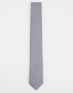 Серый галстук с принтом "в елочку" Topman-Светло-бежевый цвет