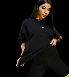 Черная oversized-футболка ASYOU-Черный цвет