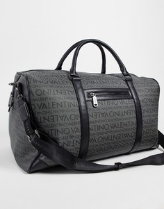 Серая спортивная сумка Valentino Bags Futon-Серый