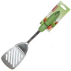 Лопатка кулинарная нерж сталь, навеска, зел, Daniks, Стандарт, YW-KT093B-8G/D-016