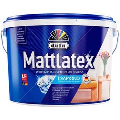 Краска водоэмульсионная Dufa Mattlatex RD100 интерьерная латексная белая, 10 л