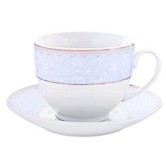 Сервиз чайный из керамики, 12 предметов, Loraine Голубой 25901