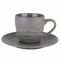 Сервиз чайный из керамики, 12 предметов, Pietra ST1867 black
