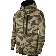 Мужская толстовка Sportswear Tech Fleece Hoodie Full Zip All Over Printed Nike