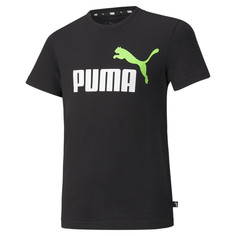 Детская футболка Essentials+ Two-Tone Logo Youth Tee Puma