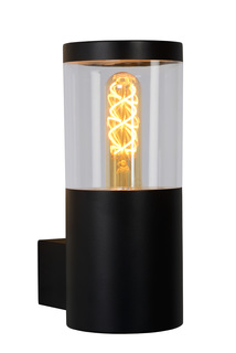 Уличный настенный светильник fedor (lucide) черный 14.5x23.0x10.2 см.