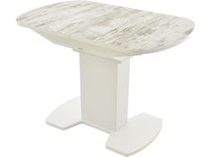 Стол «корсика» (аврора) белый 110x76x70 см. Avrora