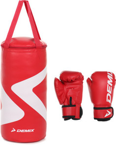 Набор боксерский детский Demix Gift Box, мешок 5 кг и перчатки 4 oz