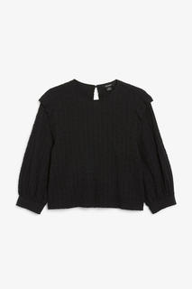 Блузка из жатой ткани Monki