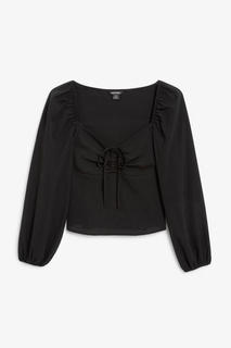 Блуза из крепа Monki