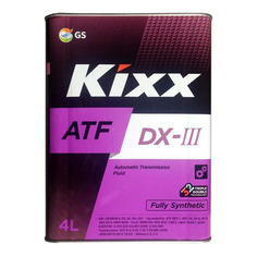 Масло трансмиссионное синтетическое KIXX ATF DX-III, 4л [l250944te1]