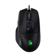 Мышь A4TECH Bloody W70 Max, игровая, оптическая, проводная, USB, черный [w70 max ( stone black)]