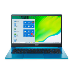 Ультрабук Acer Swift 3 SF314-59-55T0, 14", IPS, Intel Core i5 1135G7, Intel Evo 2.4ГГц, 8ГБ, 512ГБ SSD, Intel Iris Xe graphics , Windows 10 Home, NX.A5QER.006, голубой