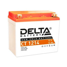 Аккумулятор для мотоциклов DELTA BATTERY CT 1214 14Ач 200A