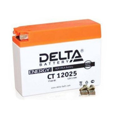 Аккумулятор для мотоциклов DELTA BATTERY CT 12025 2Ач 40A