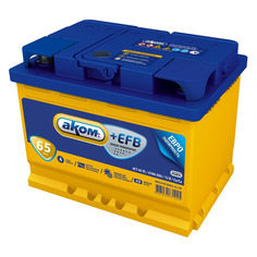 Аккумулятор автомобильный АКОМ 6CT-65.0 65Ач 670A