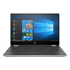 Ноутбук-трансформер HP Pavilion x360 15-dq1005ur, 15.6", IPS, Intel Core i5 10210U 1.6ГГц, 8ГБ, 16ГБ Intel Optane, 256ГБ SSD, Intel UHD Graphics , Windows 10, 104B0EA, серебристый