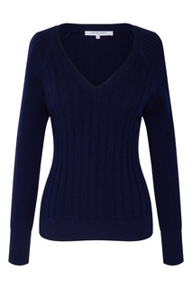 Темно-синий шерстяной пуловер Gerard Darel