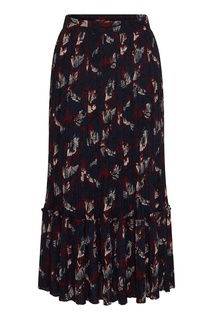 Юбка цвета бордо с принтом Gerard Darel