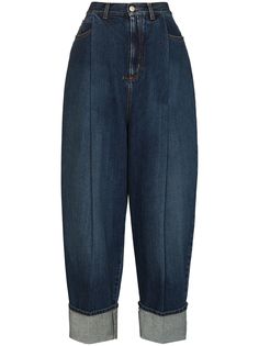 Alexander McQueen широкие джинсы