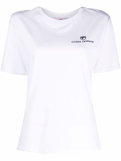 Chiara Ferragni футболка с вышитым логотипом