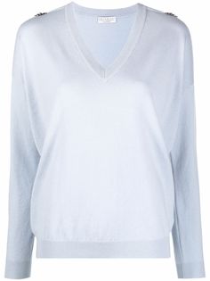 Brunello Cucinelli джемпер с V-образным вырезом