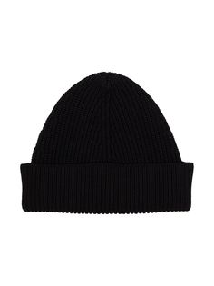 Maison Margiela MM CLASSIC KNIT BEANIE BLACK