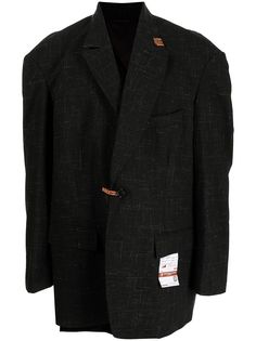 Maison Mihara Yasuhiro шерстяной пиджак