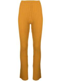 Adam Lippes расклешенные креповые брюки