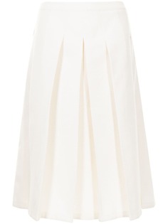 Sara Lanzi юбка миди А-силуэта со складками