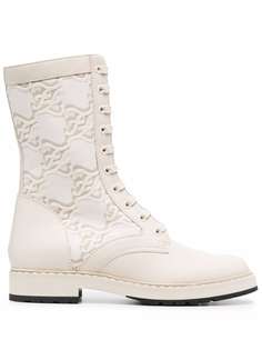 Fendi ботинки с жаккардовым узором FF Karligraphy