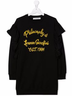 Philosophy Di Lorenzo Serafini Kids платье-свитер с логотипом