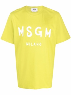 MSGM футболка с логотипом