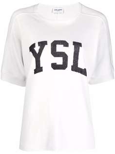 Saint Laurent футболка с логотипом