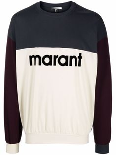 Isabel Marant толстовка Aftone в стиле колор-блок