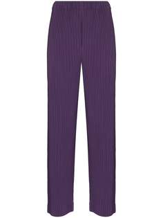 Homme Plissé Issey Miyake плиссированные брюки прямого кроя