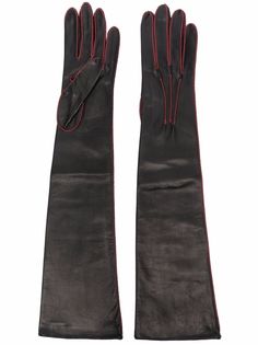Manokhi перчатки с декоративной строчкой
