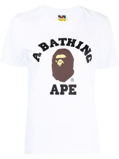 A BATHING APE® футболка с логотипом Bape