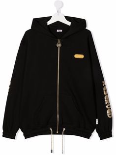 Gcds Kids худи на молнии с графичным принтом