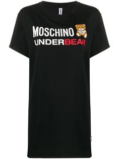 Moschino платье-футболка Moschino UnderBear с принтом