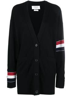 Thom Browne кашемировый кардиган с полосками RWB