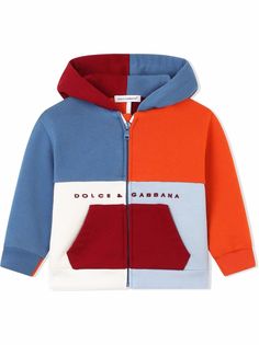 Dolce & Gabbana Kids худи в стиле колор-блок