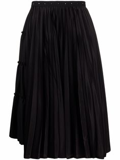 Comme Des Garçons Noir Kei Ninomiya плиссированная юбка асимметричного кроя